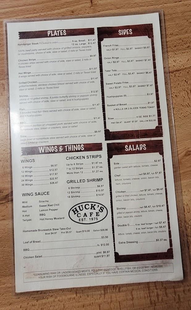 Huck's Cafe Big Huck Burger